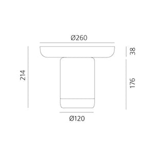 Artemide Bontà LED-Akkuleuchte