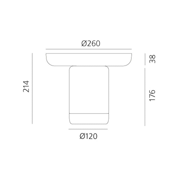 Artemide Bontà LED-Akkuleuchte