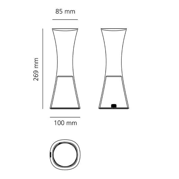 Artemide Come Together LED-Tischleuchte mit Akku