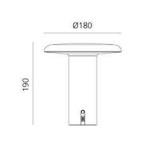 Artemide Takku LED-Tischleuchte mit Akku