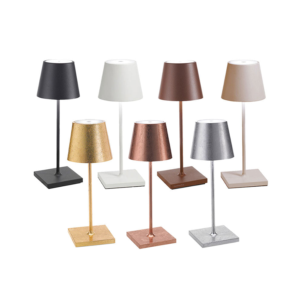 24x Zafferano Poldina Pro Mini LED-Akkuleuchten + 2x Multikontakt-Ladestation