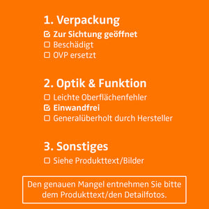 IP44 Lix Mini LED-Tischleuchte mit Akku Dark Chrome +++ Musterleuchte +++