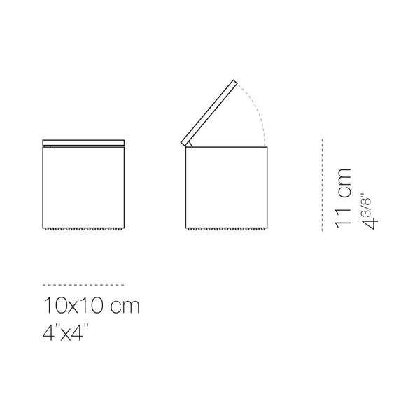 Cini&Nils Cuboluce wireless LED-Tischleuchte mit Akku