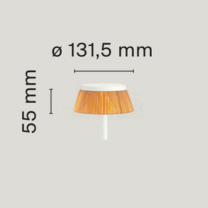 FLOS Schirm für Bon Jour Unplugged LED-Tischleuchte