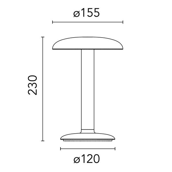 FLOS Gustave Residential LED-Akkuleuchte