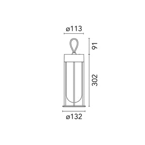 FLOS In Vitro Unplugged LED-Akkuleuchte