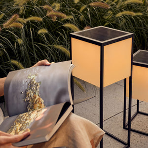 IP44 Fil S LED-Stehleuchte mit Akku und Solarpanel