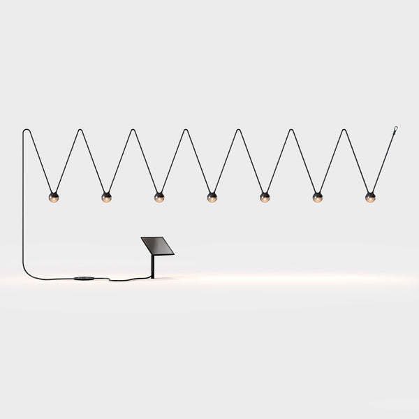 IP44 Cherry Bubbls Solar LED-Lichterkette mit Solarpanel