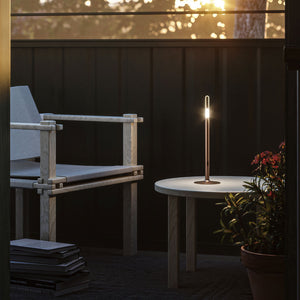 IP44 Glim LED-Tischleuchte mit Akku