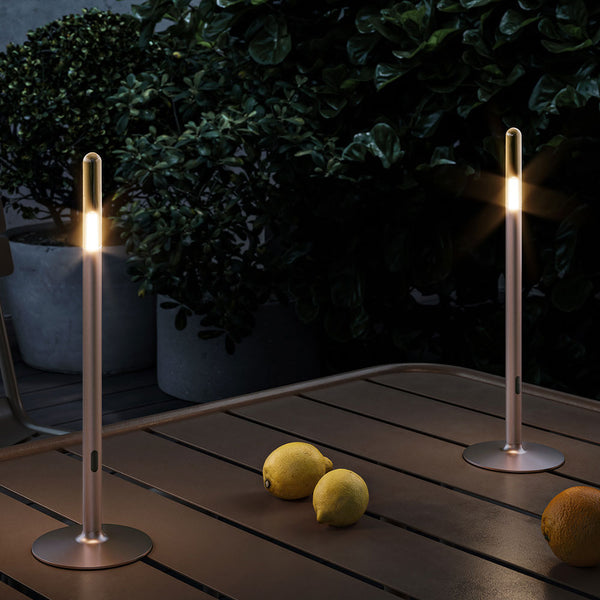 IP44 Glim LED-Tischleuchte mit Akku