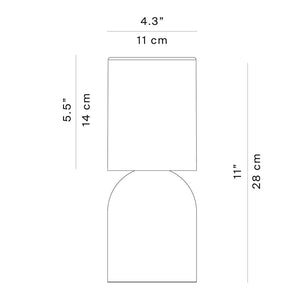 Luceplan Nui Mini LED-Akkuleuchte