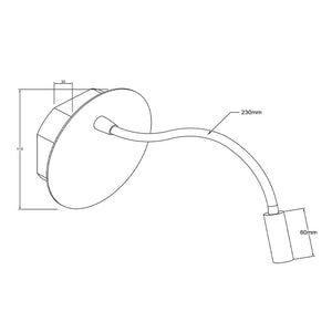 Lucide Jolijn Flex LED-Wandleuchte mit Akku