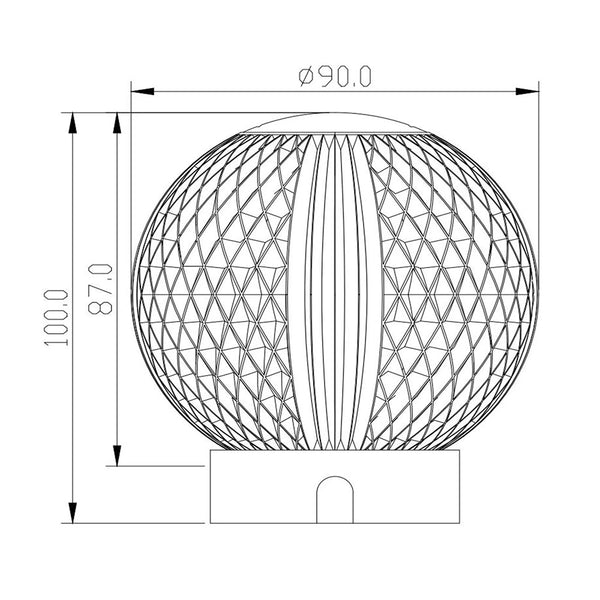 Lucide Cintra 9 LED-Akkuleuchte