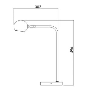 Lucide Comet LED-Tischleuchte mit Akku