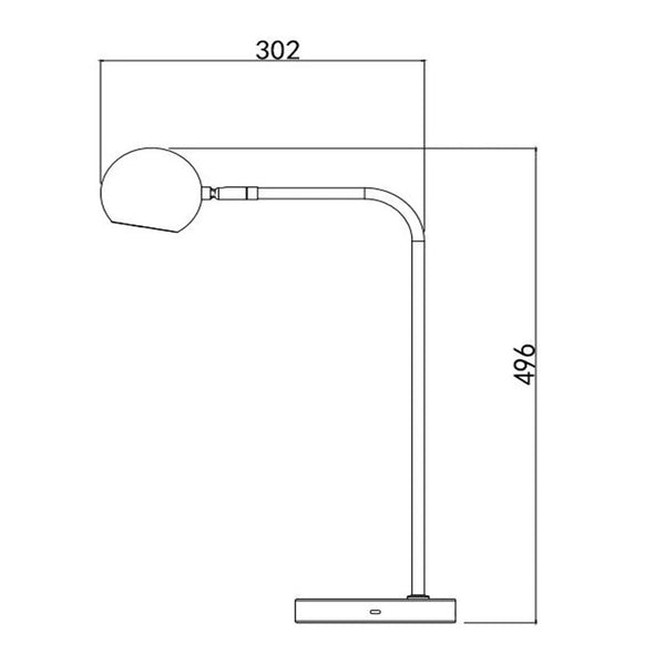 Lucide Comet LED-Tischleuchte mit Akku