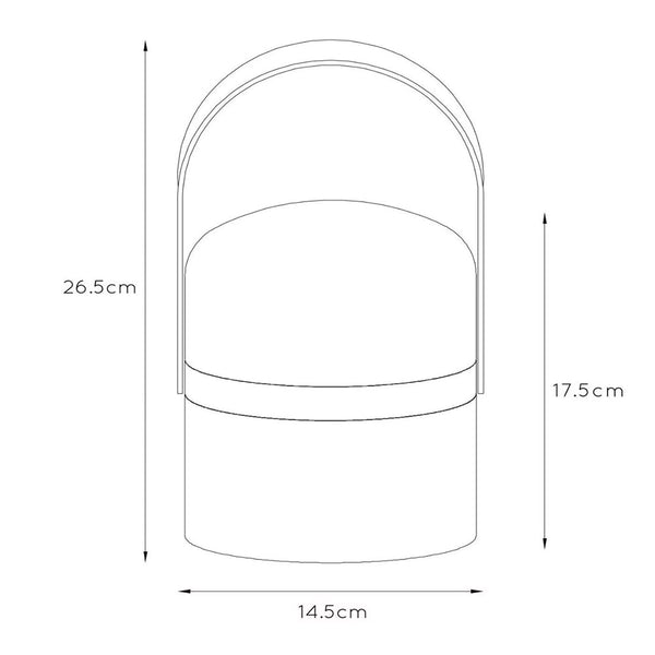 Lucide Joe LED-Tischleuchte mit Akku
