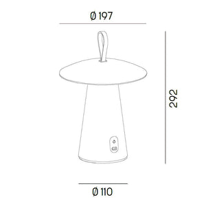 LupiaLicht Buddy LED-Tischleuchte mit Akku
