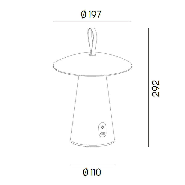 LupiaLicht Buddy LED-Tischleuchte mit Akku