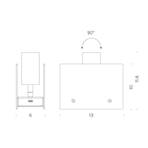 Nemo Plint Battery Mini LED-Akkuleuchte