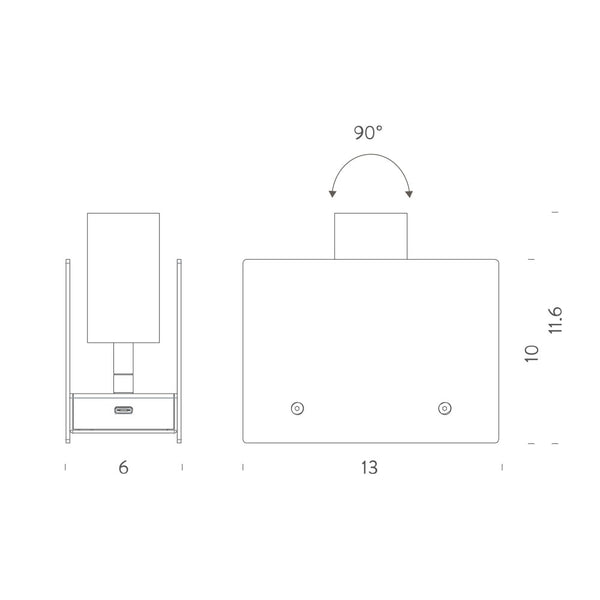 Nemo Plint Battery Mini LED-Akkuleuchte