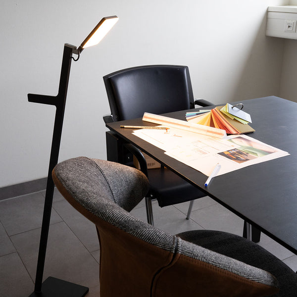 Nimbus Roxxane Leggera 101 CL LED-Leseleuchte Set mit Magnetic Dock
