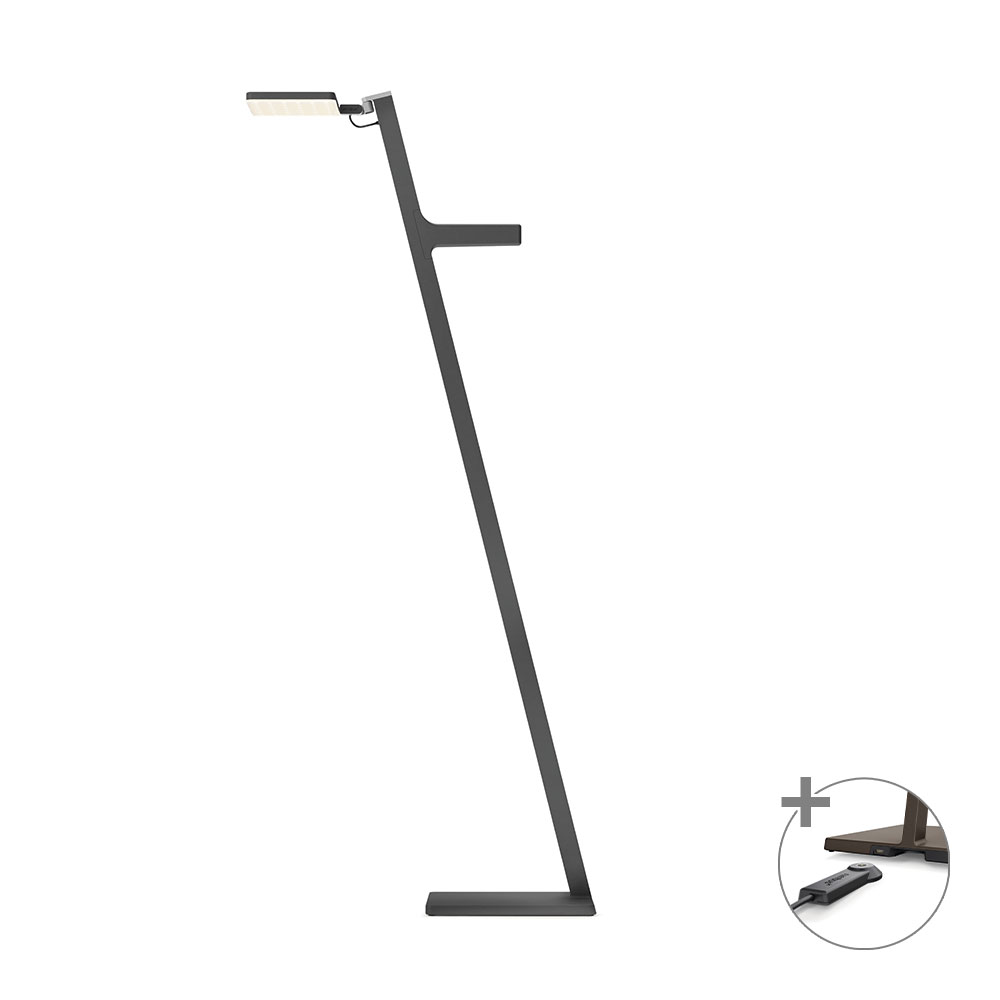 Nimbus Roxxane Leggera 101 CL LED-Leseleuchte Set mit Magnetic Dock
