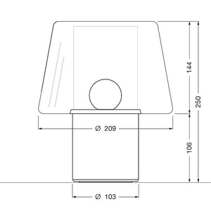 Occhio Era grande G LED-Akkuleuchte