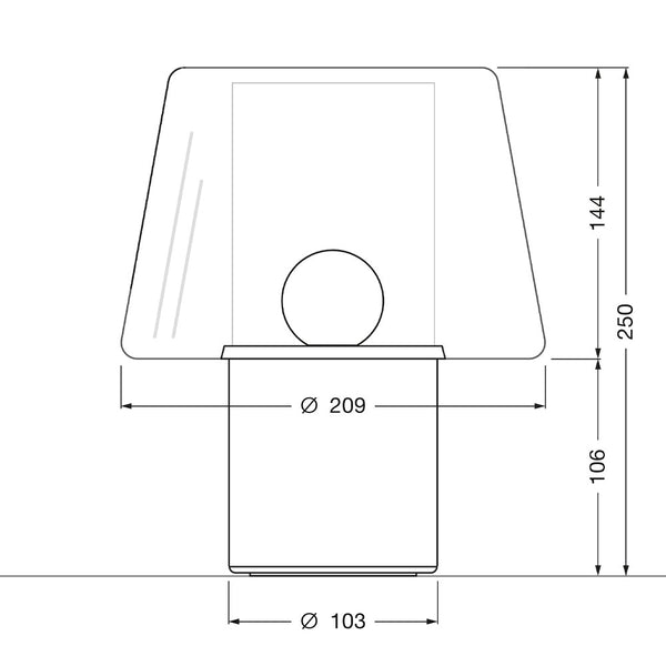 Occhio Era grande G LED-Akkuleuchte