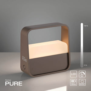 Paul Neuhaus Pure Go 4055 LED-Akkuleuchte Bronce +++ Musterleuchte +++
