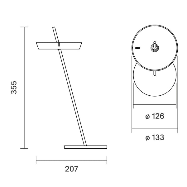 Sigor Mahina LED-Akkuleuchte