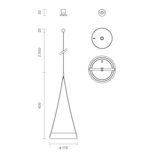 Sigor Mahina LED-Pendelleuchte mit Akku