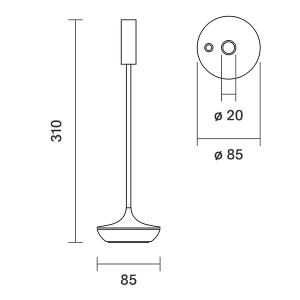 Sigor Nucandle LED-Akkuleuchte