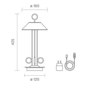 Sigor Nudiderot LED-Akkuleuchte