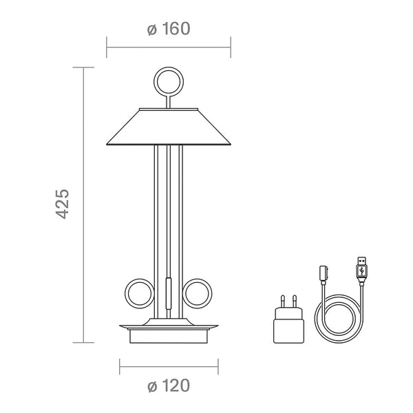 Sigor Nudiderot LED-Akkuleuchte