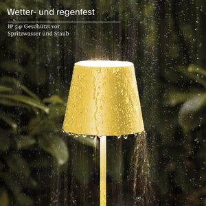Sigor Nuindie LED-Tischleuchte mit Akku rund