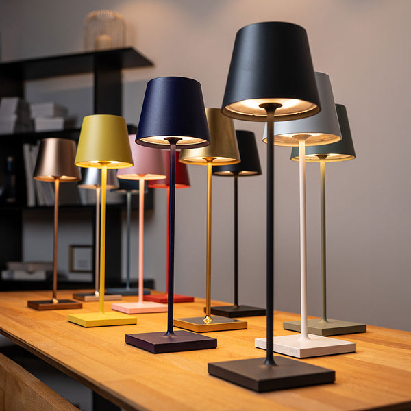 Sigor Nuindie LED-Tischleuchte mit Akku rund