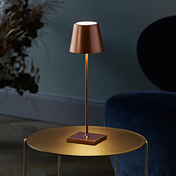Sigor Nuindie LED-Tischleuchte mit Akku rund