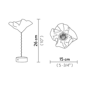 Slamp LaFleur LED-Tischleuchte mit Akku