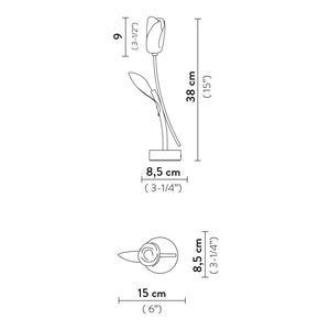 Slamp Tulip Battery LED-Akkuleuchte