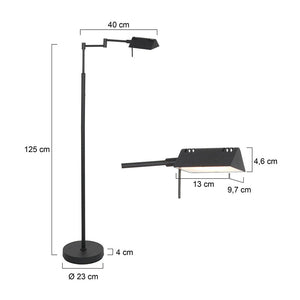 Steinhauer GlowGo 4603 LED-Stehleuchte mit Akku