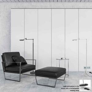 Steinhauer Soleil 3515 LED-Stehleuchte mit Akku