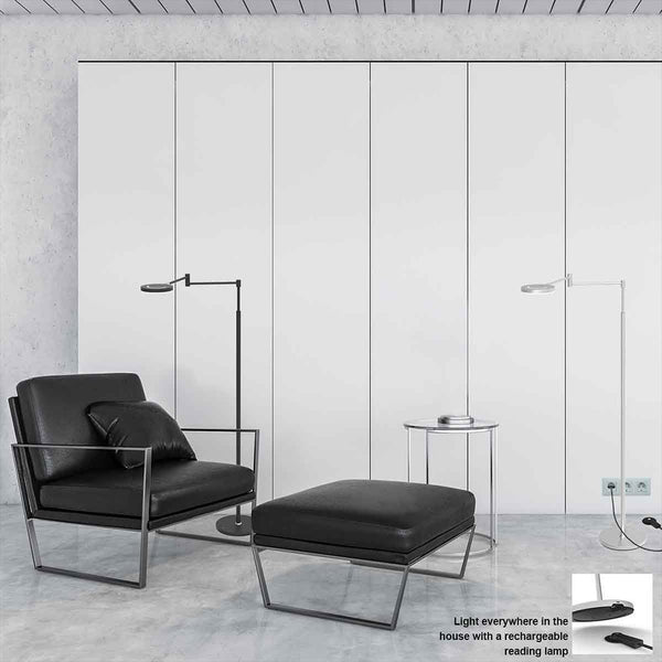 Steinhauer Soleil 3515 LED-Stehleuchte mit Akku