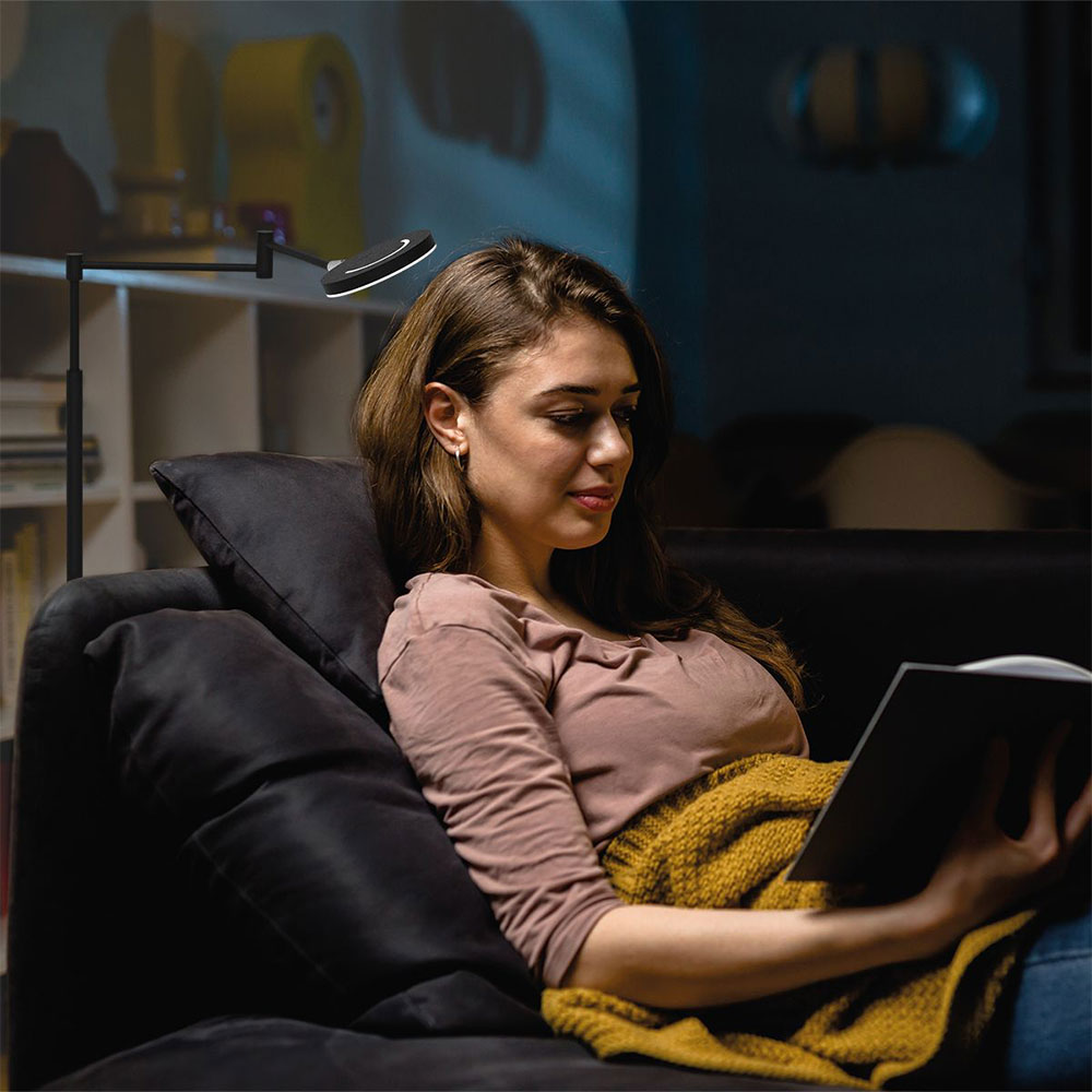Steinhauer Soleil 3515 LED-Stehleuchte mit Akku