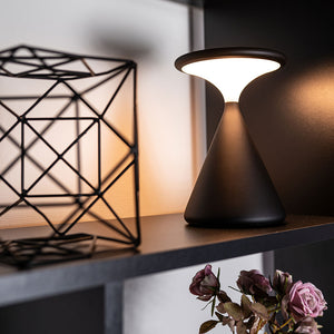 GRAU Salt LED-Akkuleuchte Schwarz +++ B-Ware +++
