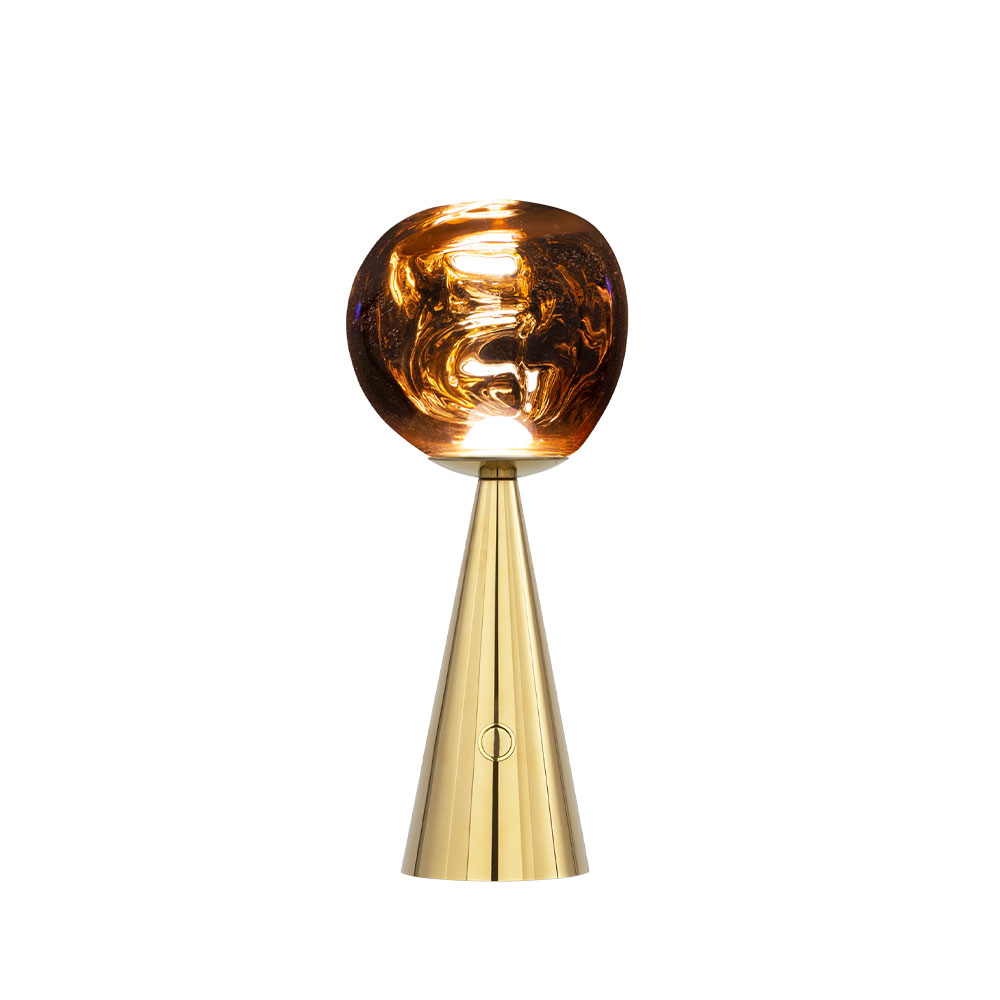 Tom Dixon Melt Portable LED-Akkuleuchte Gold +++ Retoure +++