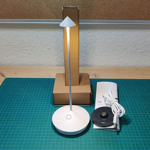 Zafferano Pina Pro LED-Akkuleuchte Weiß  +++ B-Ware +++