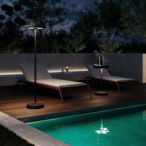 Zafferano Barbell Solar L RF LED-Stehleuchte mit Akku