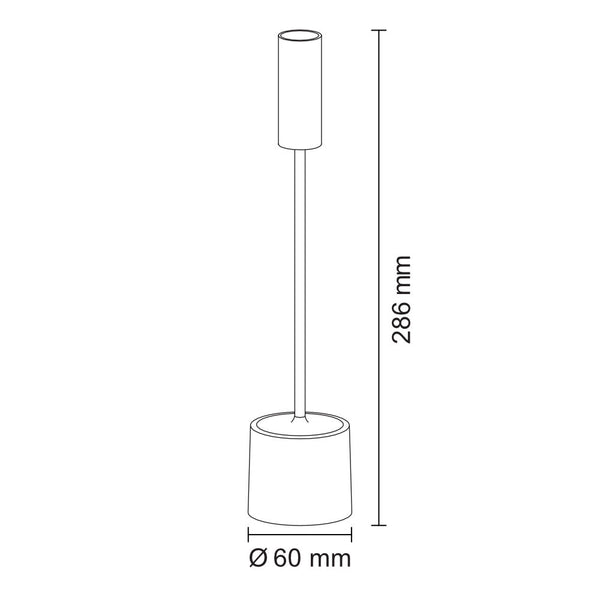 Zafferano Carolina LED-Akkuleuchte