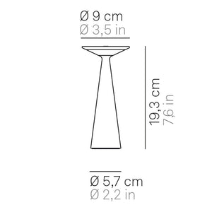Zafferano Damina Pro LED-Akkuleuchte