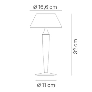 Zafferano Flaminia LED-Akkuleuchte